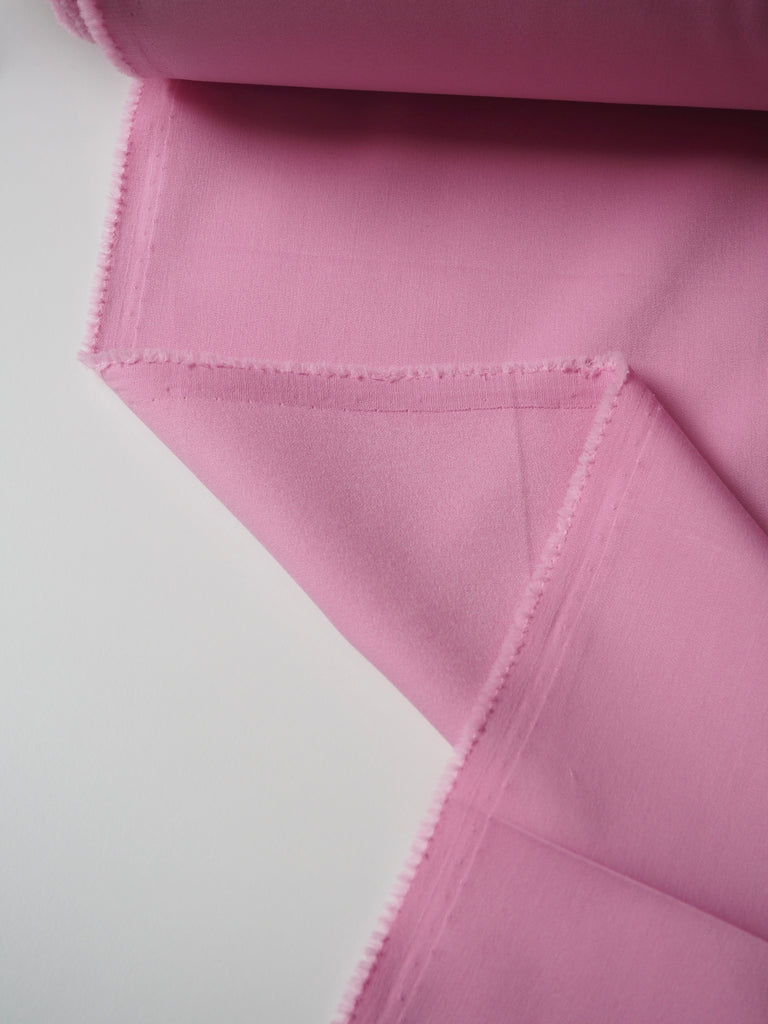 Light Pink Stretch Crepe-Backed Twill