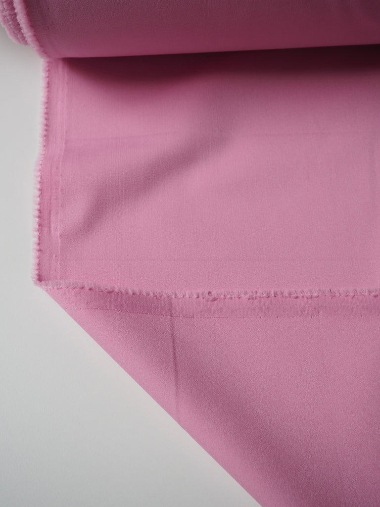 Light Pink Stretch Crepe-Backed Twill