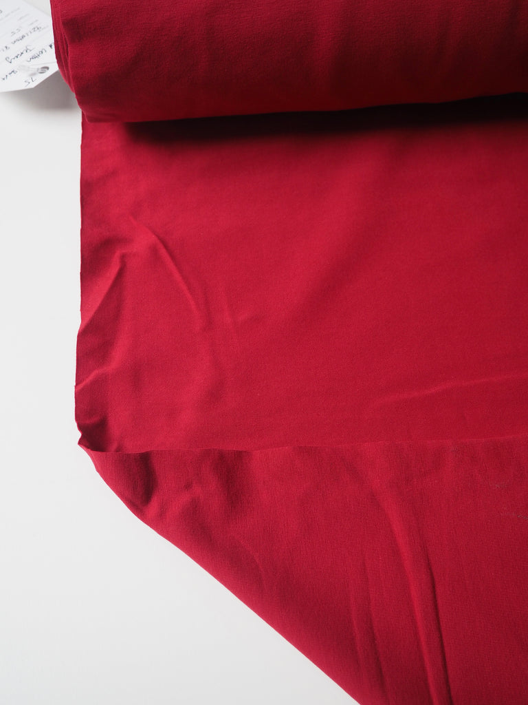 Red Cotton T-Shirt Jersey