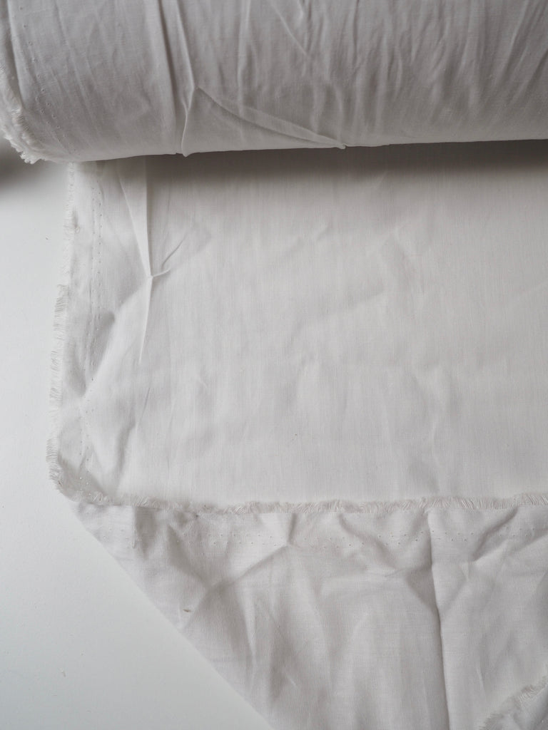 White Cotton/Linen