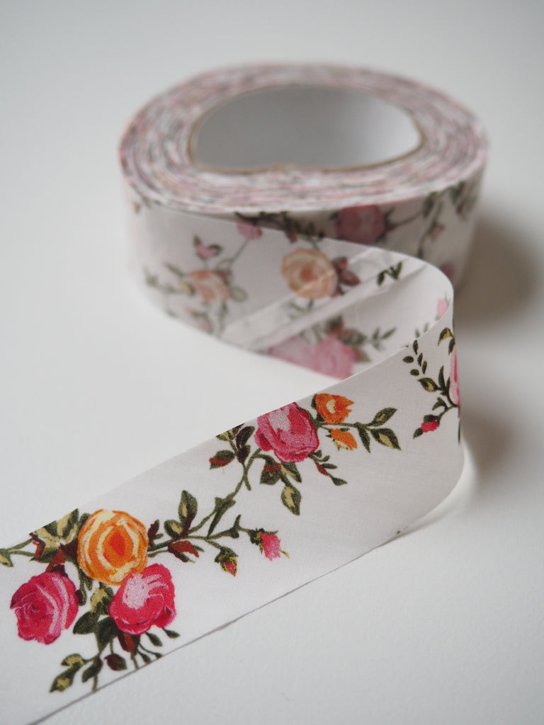 Romantic Bloom Cotton Bias Tape