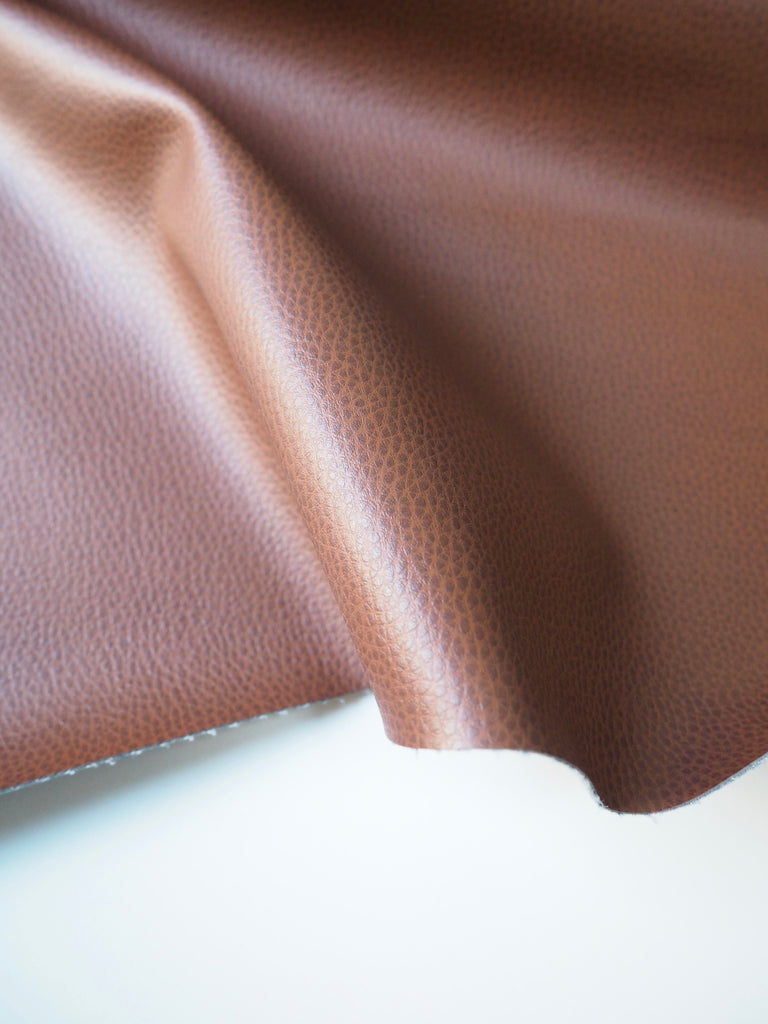 Brown Distressed Pleather