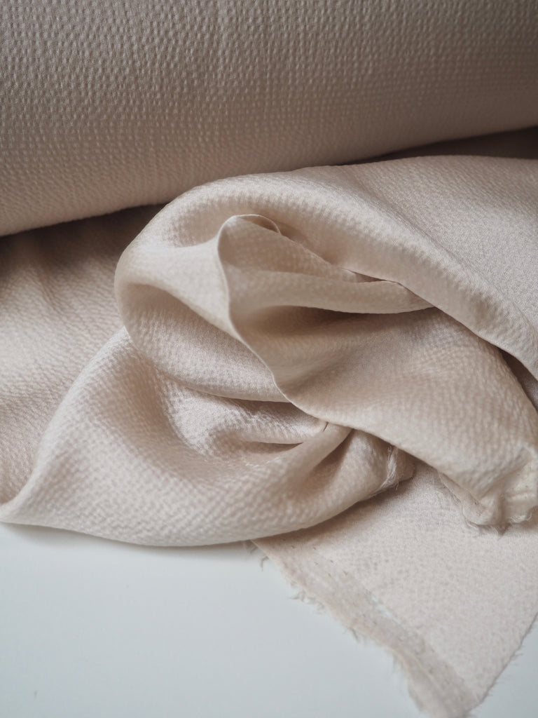 Oat Hammered Silk Satin