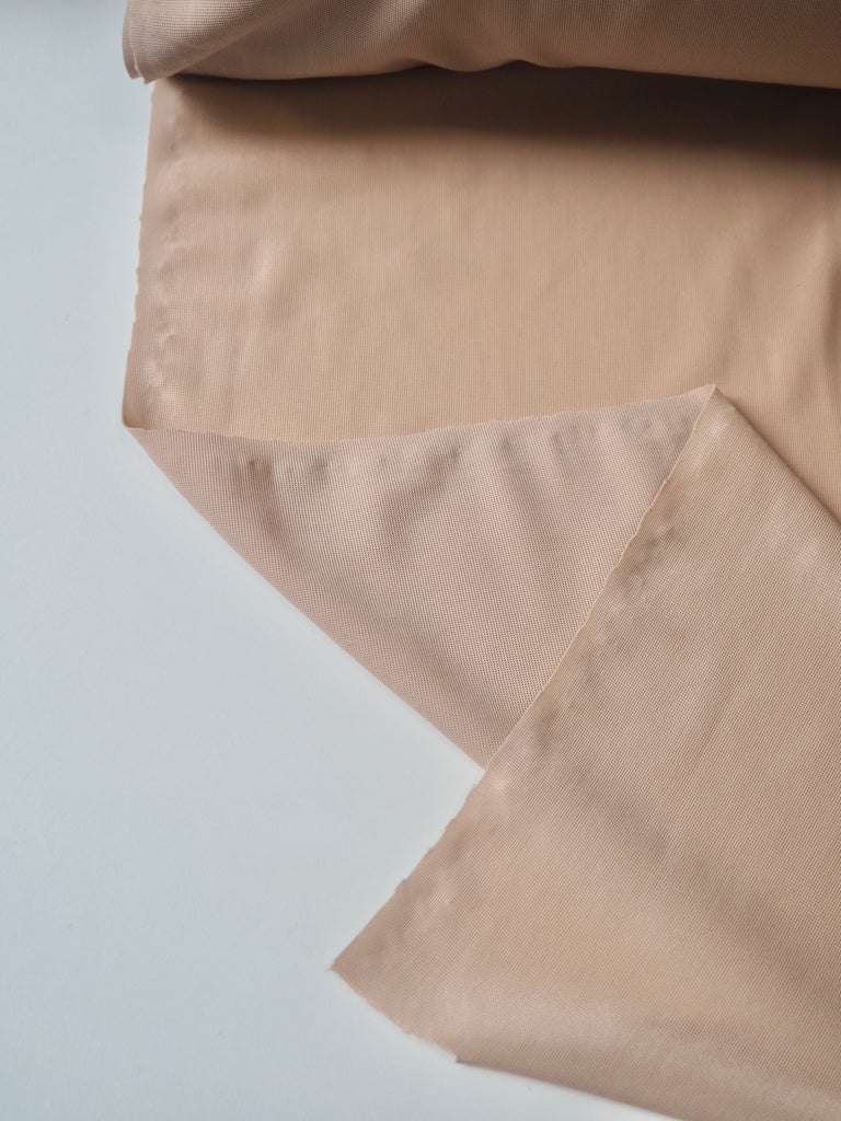 Blush Beige Stretch Powermesh