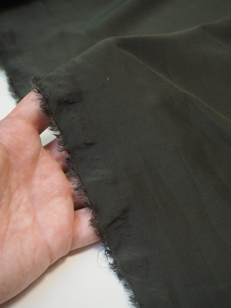 Olive Viscose/Polyester Lining
