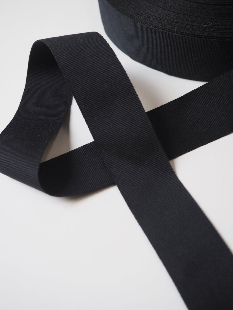 Black Grosgrain Tape 36mm