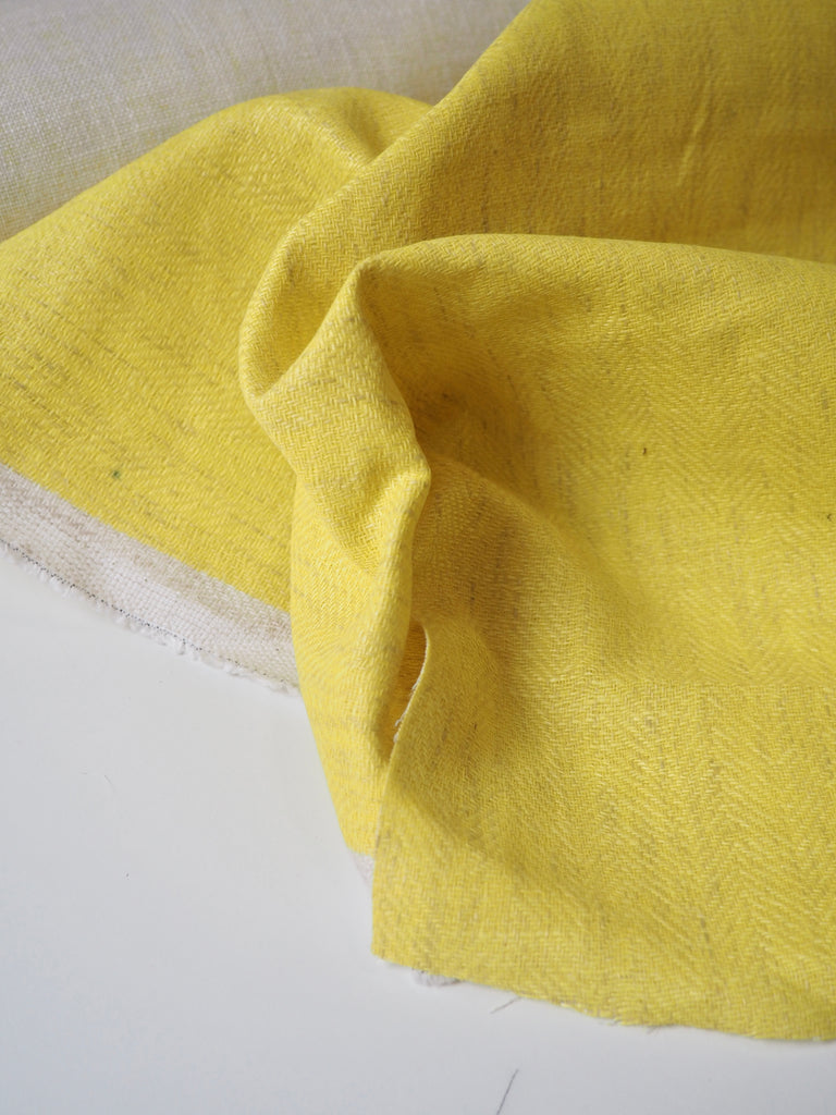Electric Yellow Double Linen