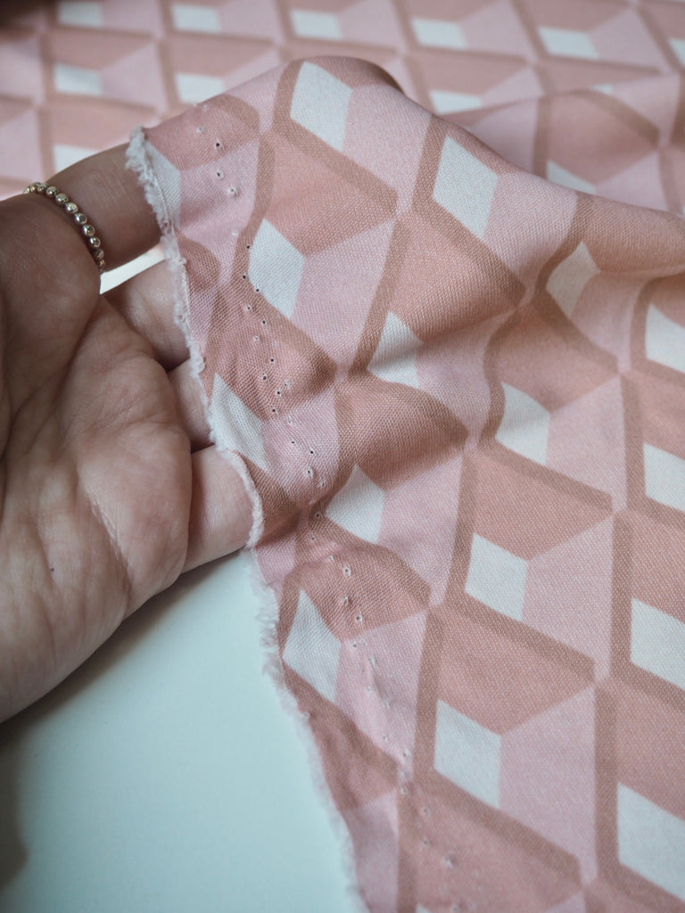 Pink Diamond Viscose Jersey