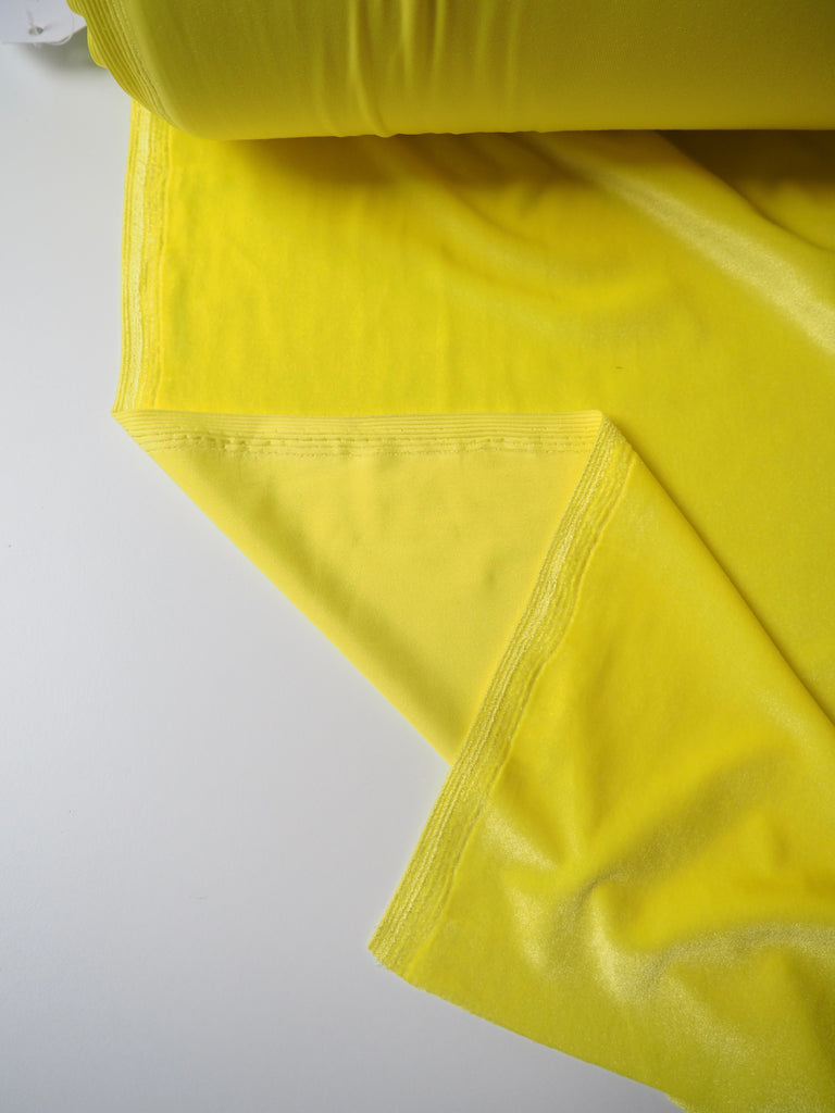 Neon Yellow Velour