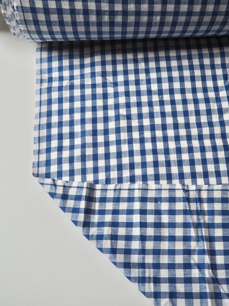 Blue Gingham Cotton