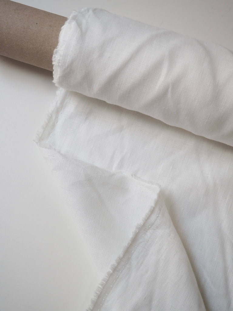 White Heavyweight Linen