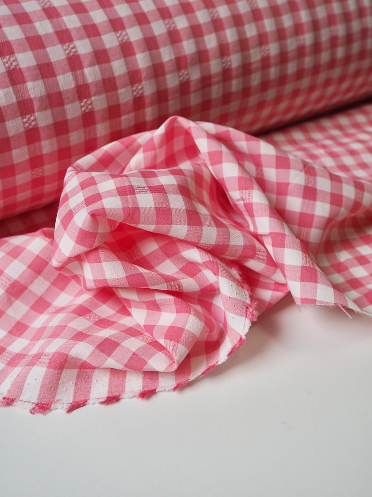 Pink Dotted Gingham