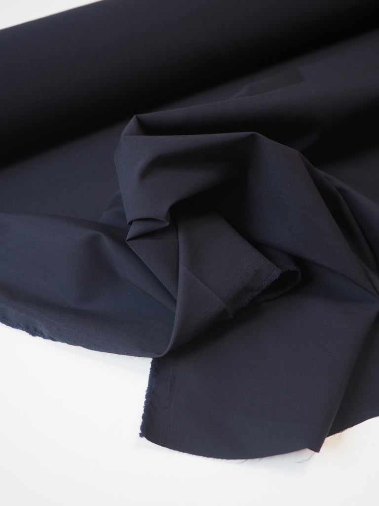 Navy Poly-Cotton