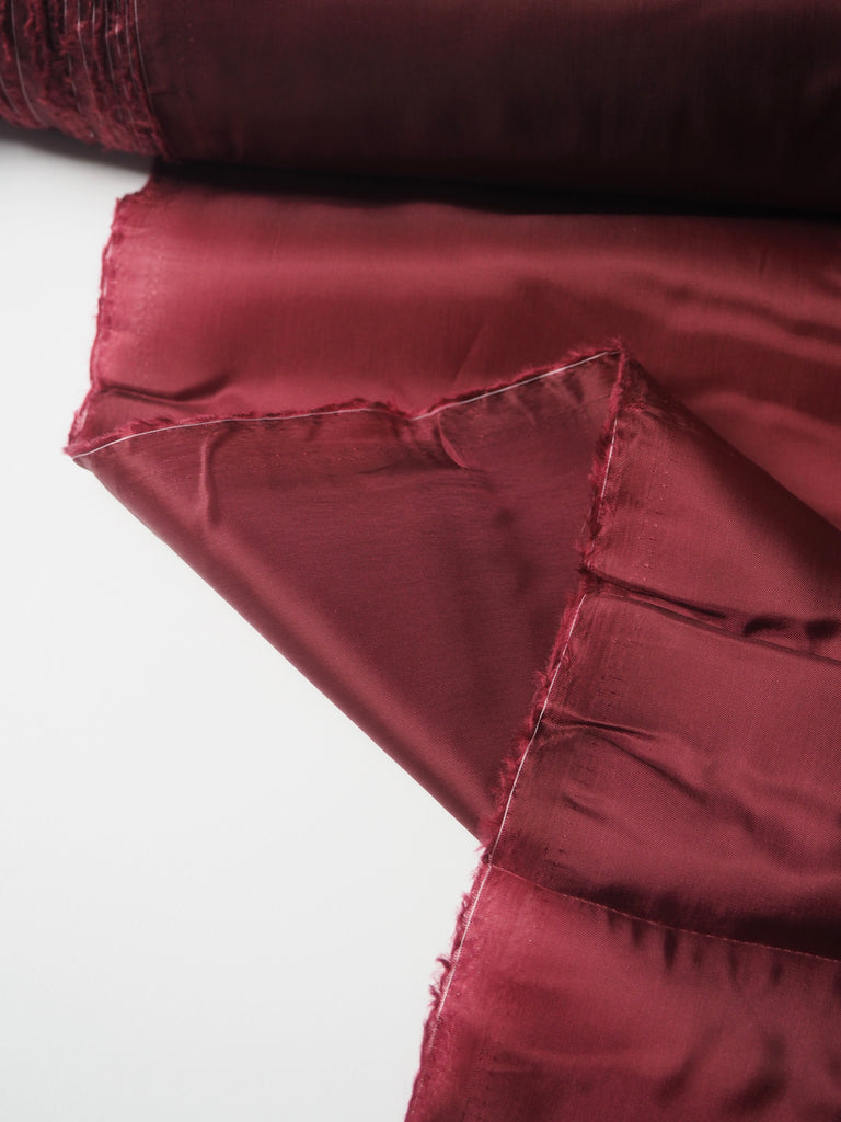 Burgundy Cupro Satin Lining