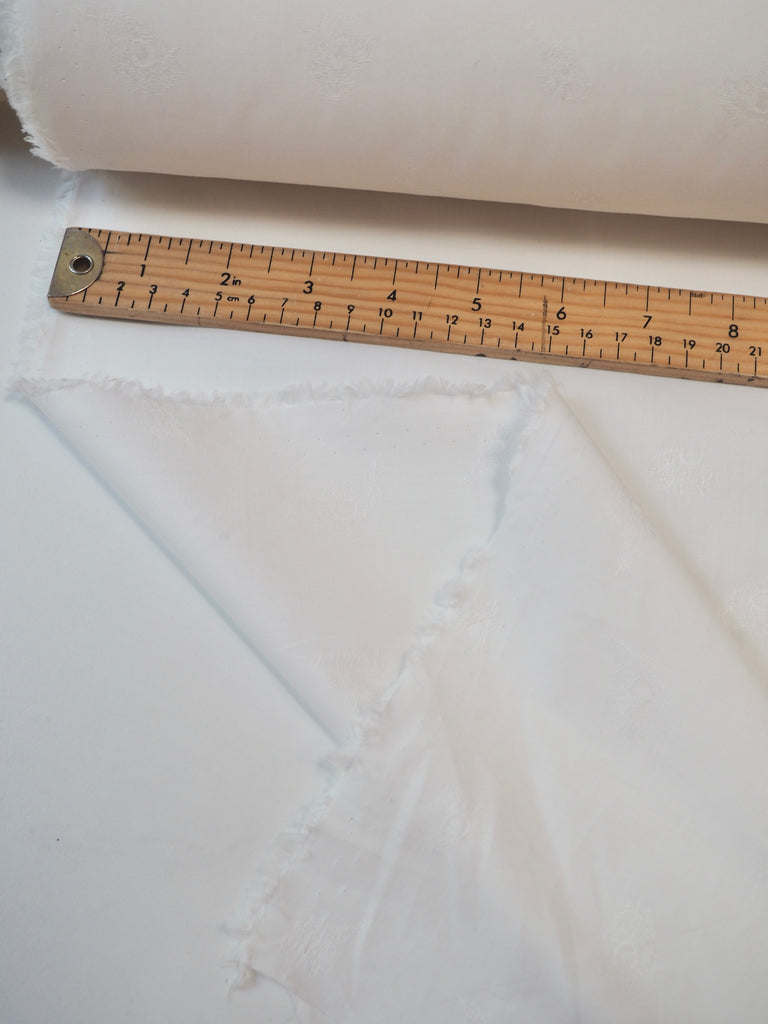 Liberty White Athena Cotton Jacquard