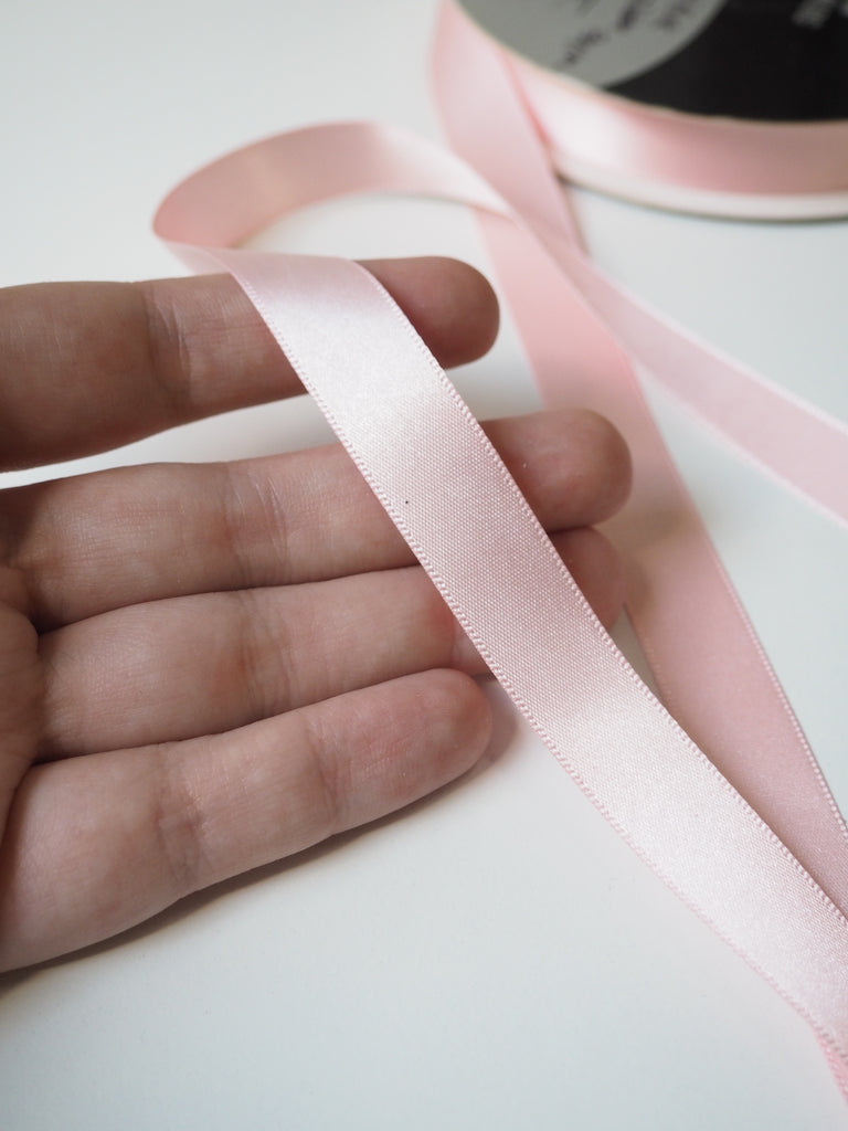 Shindo Light Pink Satin Ribbon 15mm