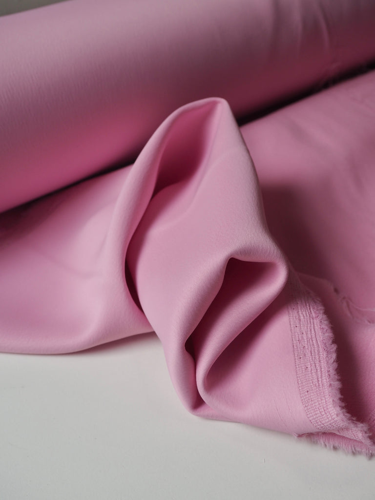 Peony Stretch Viscose/Acetate Crepe-Backed Satin