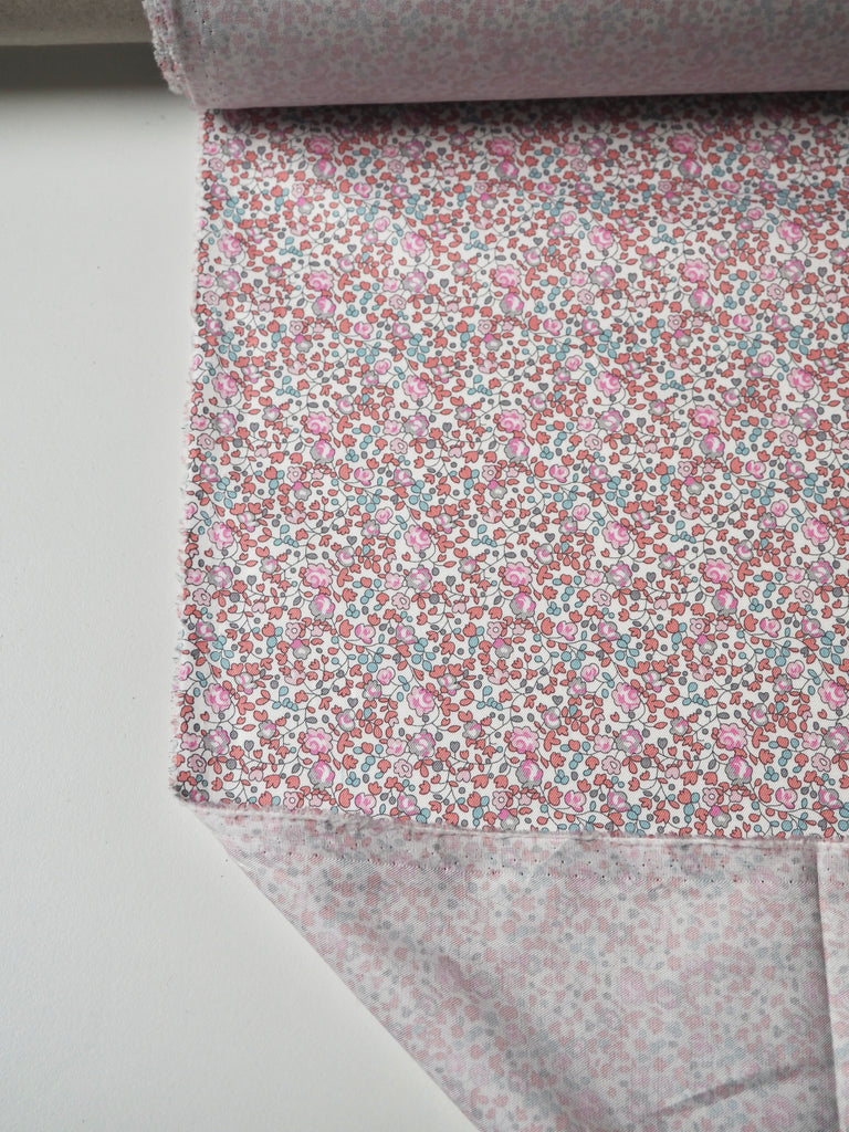Liberty Pink Ditsy Bloom Cotton Twill