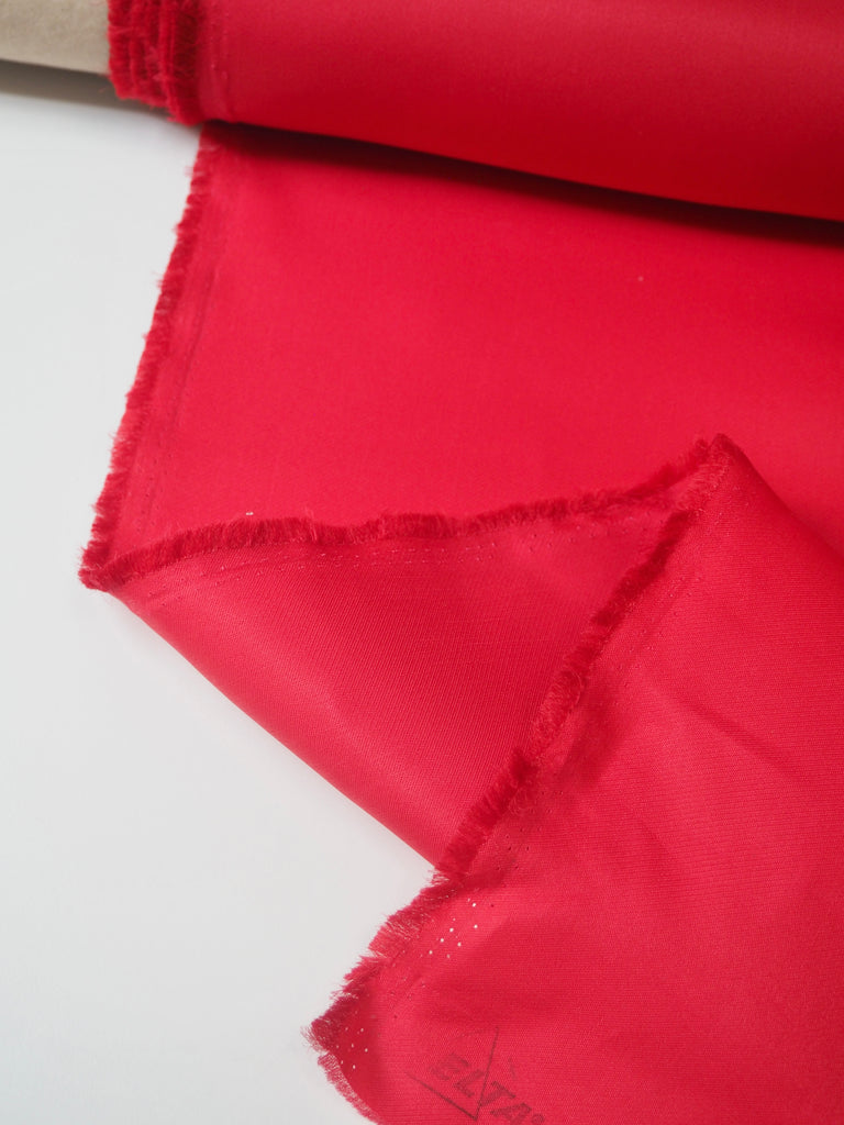 Bright Ruby Silk Gazar