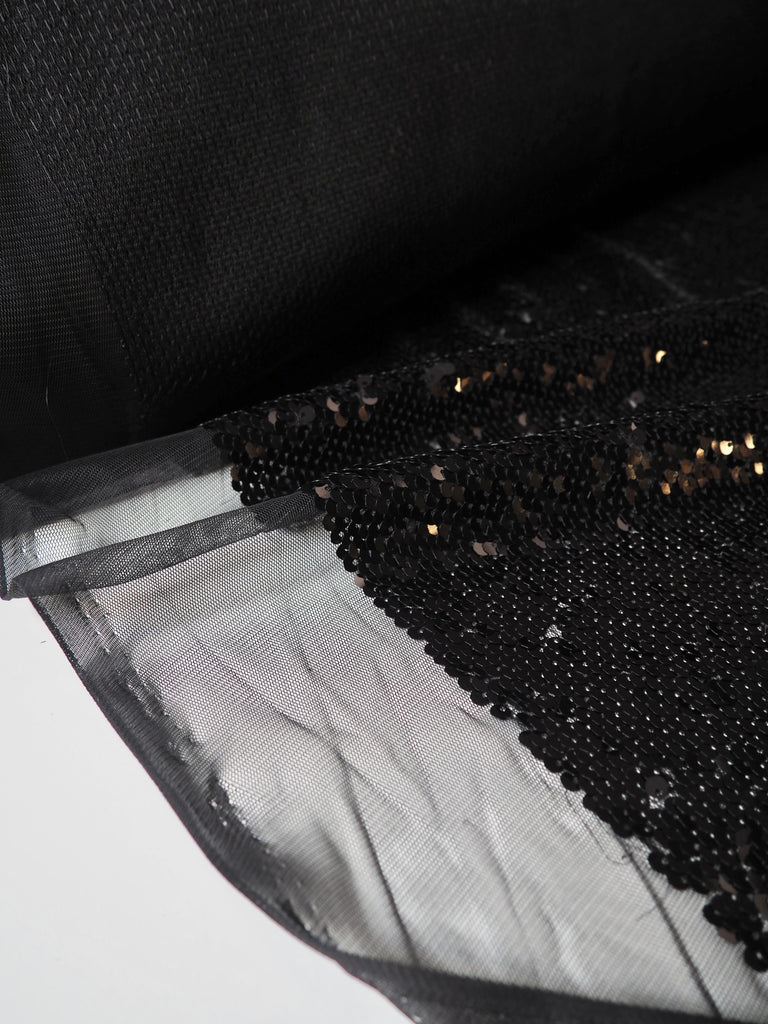 Black Mermaid Sequin Tulle