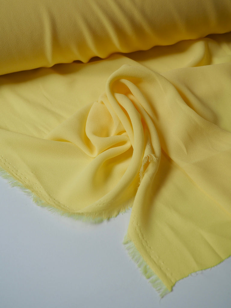 Sunshine Yellow Light Crepe