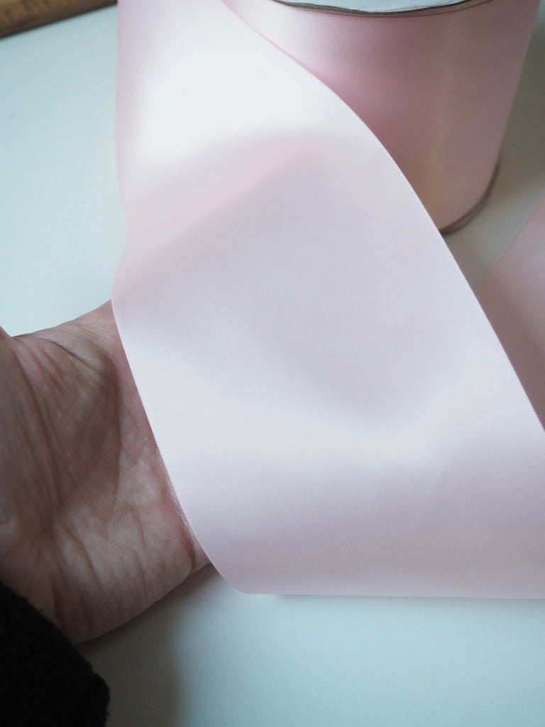 Pink Satin Ribbon 100mm