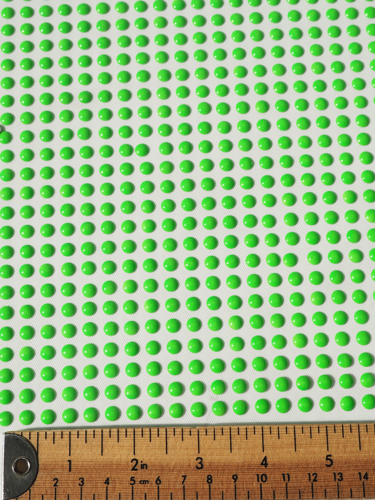 Neon Green Dot Hotfix Sheet 6mm