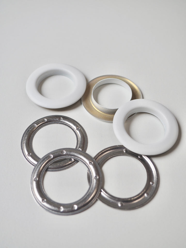 Matte White Eyelets 35mm