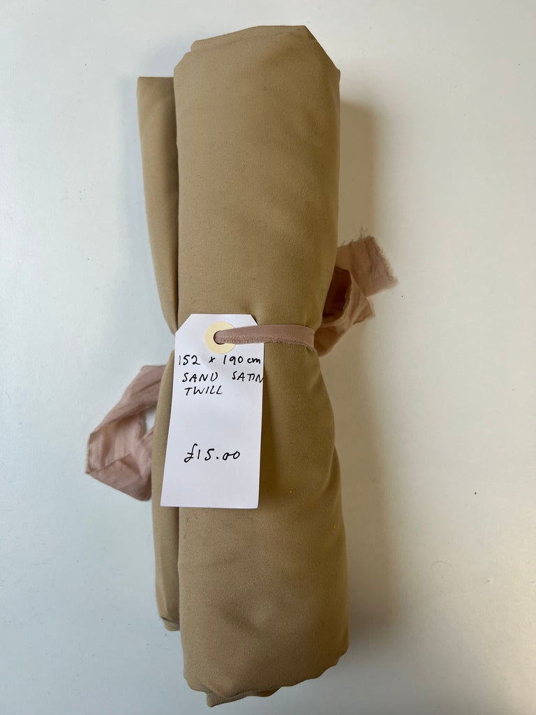 Sand Satin Twill Remnant