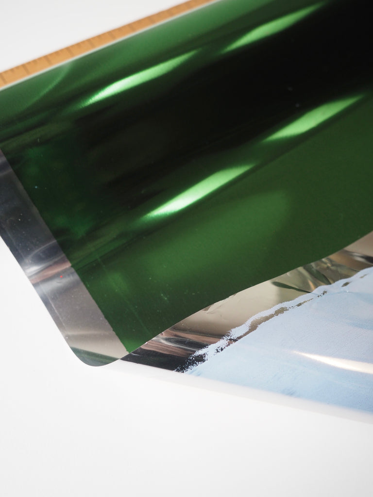 Green Metallic Heat Transfer Foil