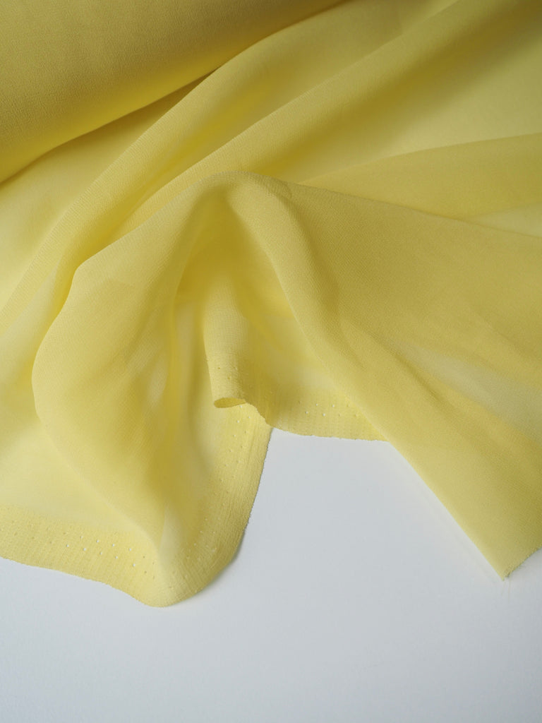 Yellow Silk Chiffon