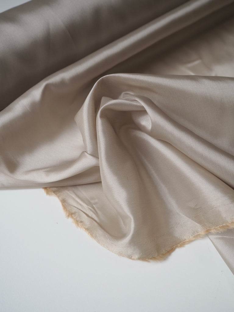 Light Fawn Viscose Satin Lining