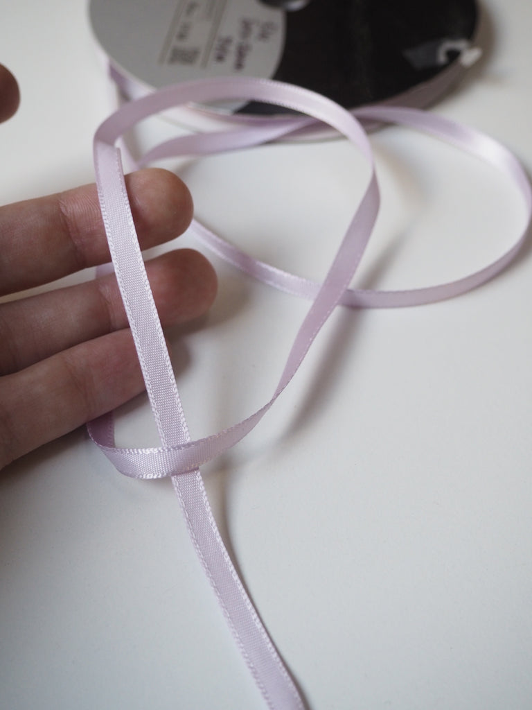 Shindo Lilac Satin Ribbon 6mm