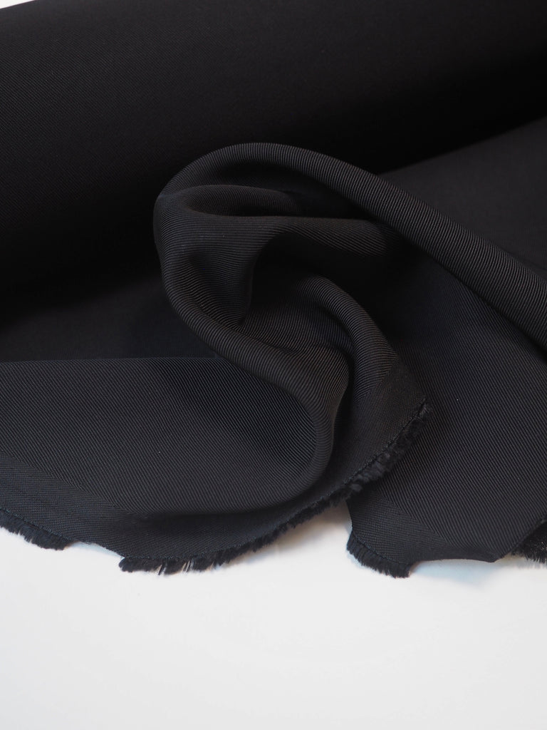 Black Acetate Twill