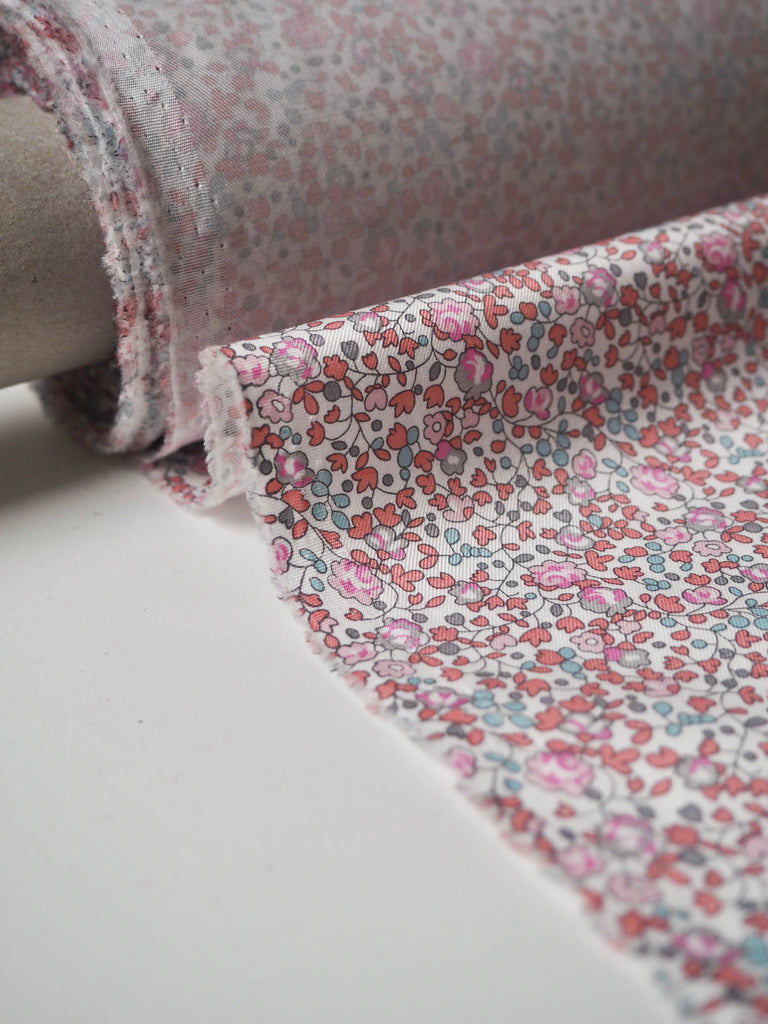 Liberty Pink Ditsy Bloom Cotton Twill