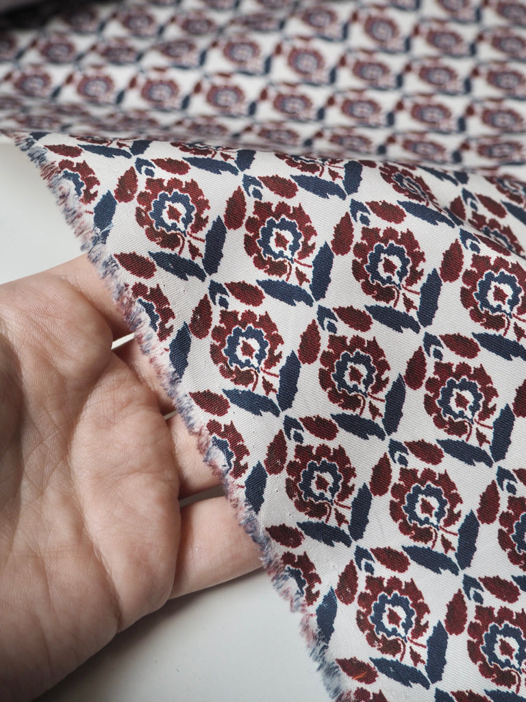 Liberty Red Beyoglu Cotton Twill