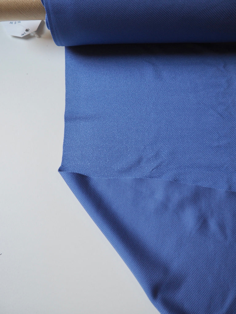 Periwinkle Viscose Satin Twill Jersey