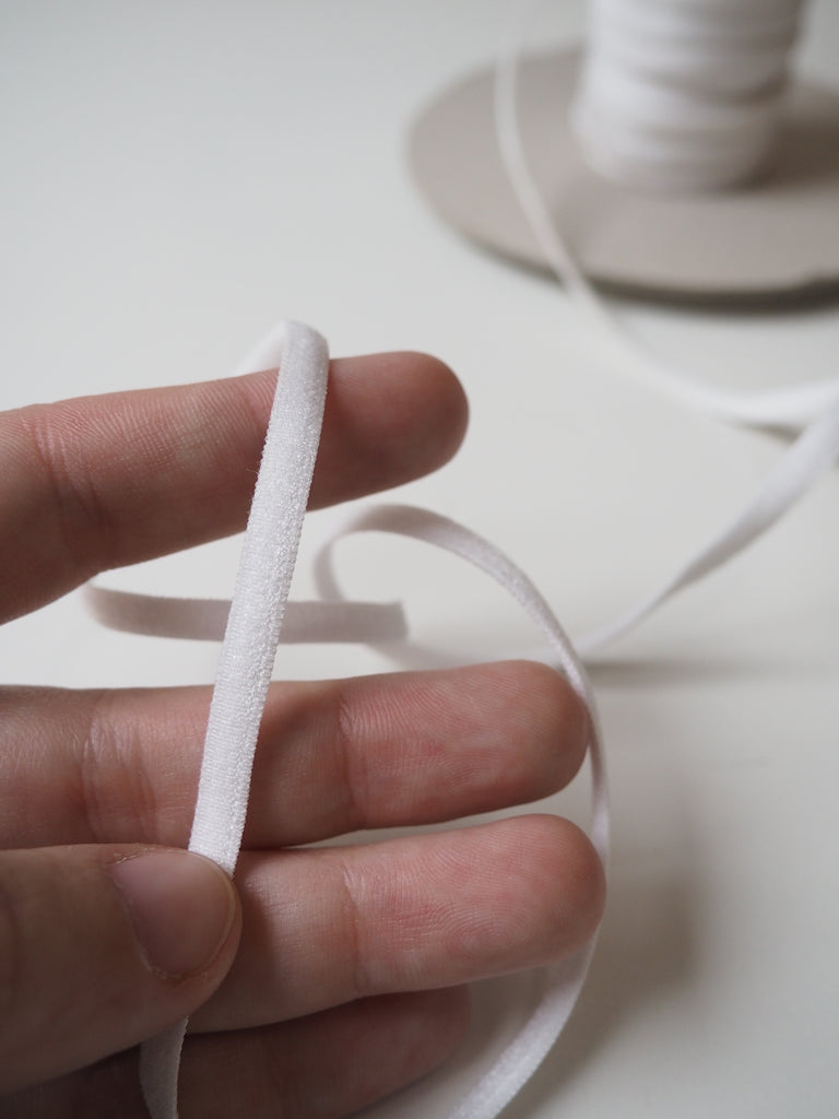 White Elastic Cording 5mm