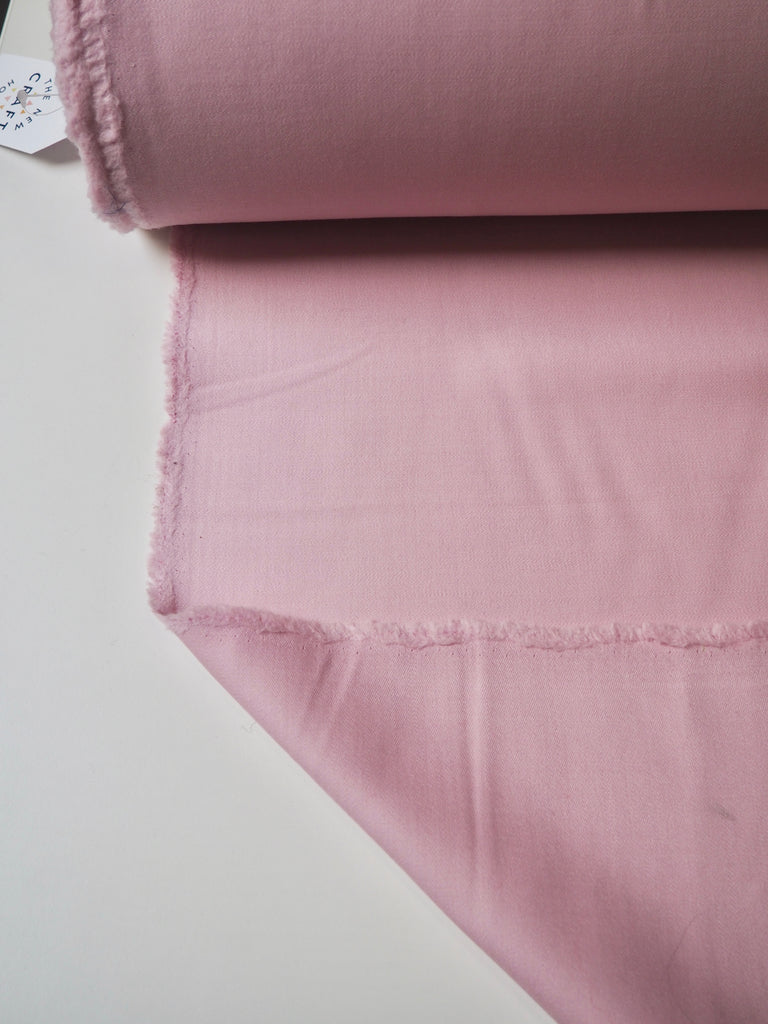 Blossom Pink Double Wool Crepe