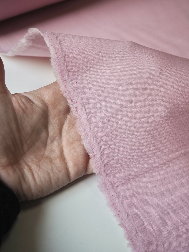 Blossom Pink Double Wool Crepe