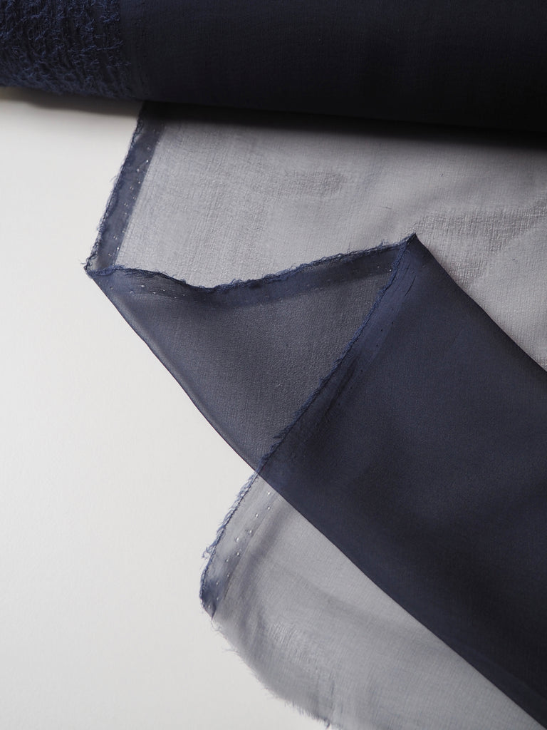 Midnight Silk Chiffon