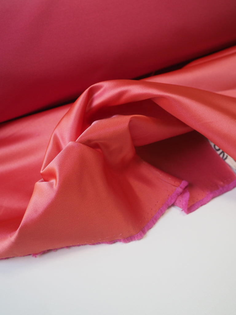 Peach Pink Satin