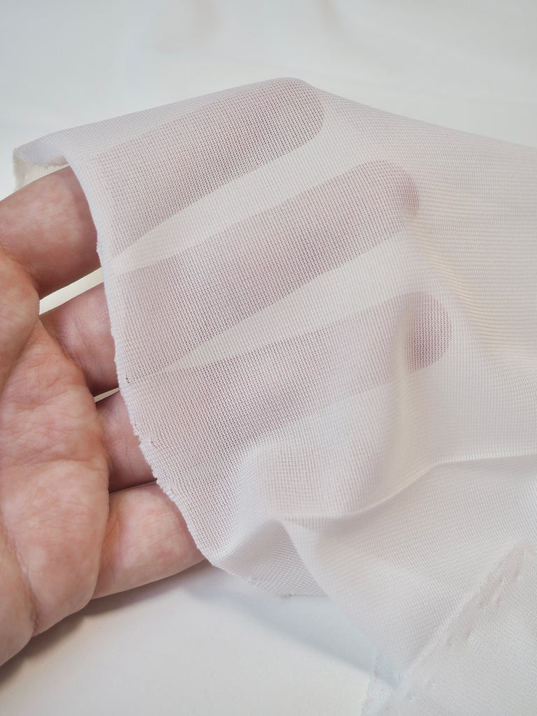 White Sheer Cup Lining