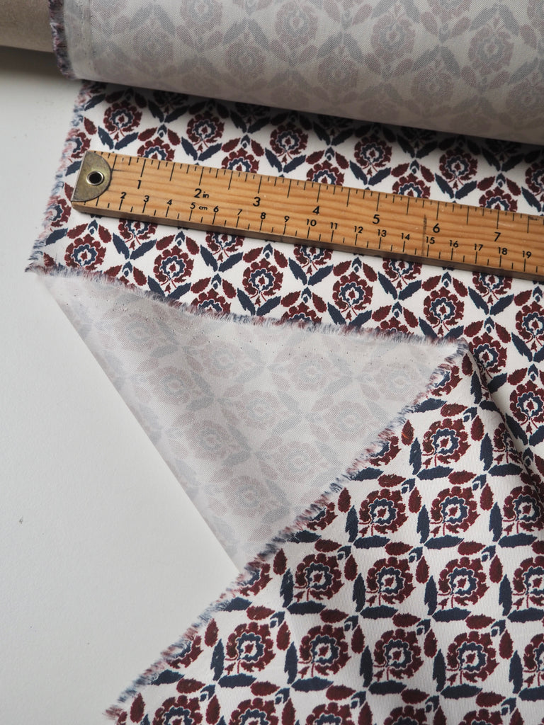 Liberty Red Beyoglu Cotton Twill