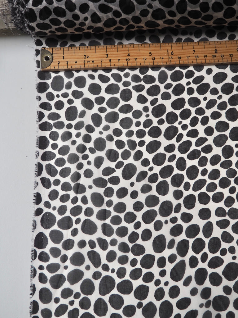 W+B Pebble Print Silk Chiffon