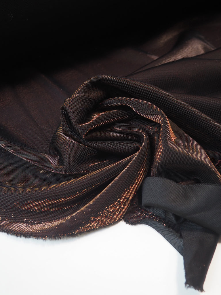 Bronze Metallic Viscose Jersey