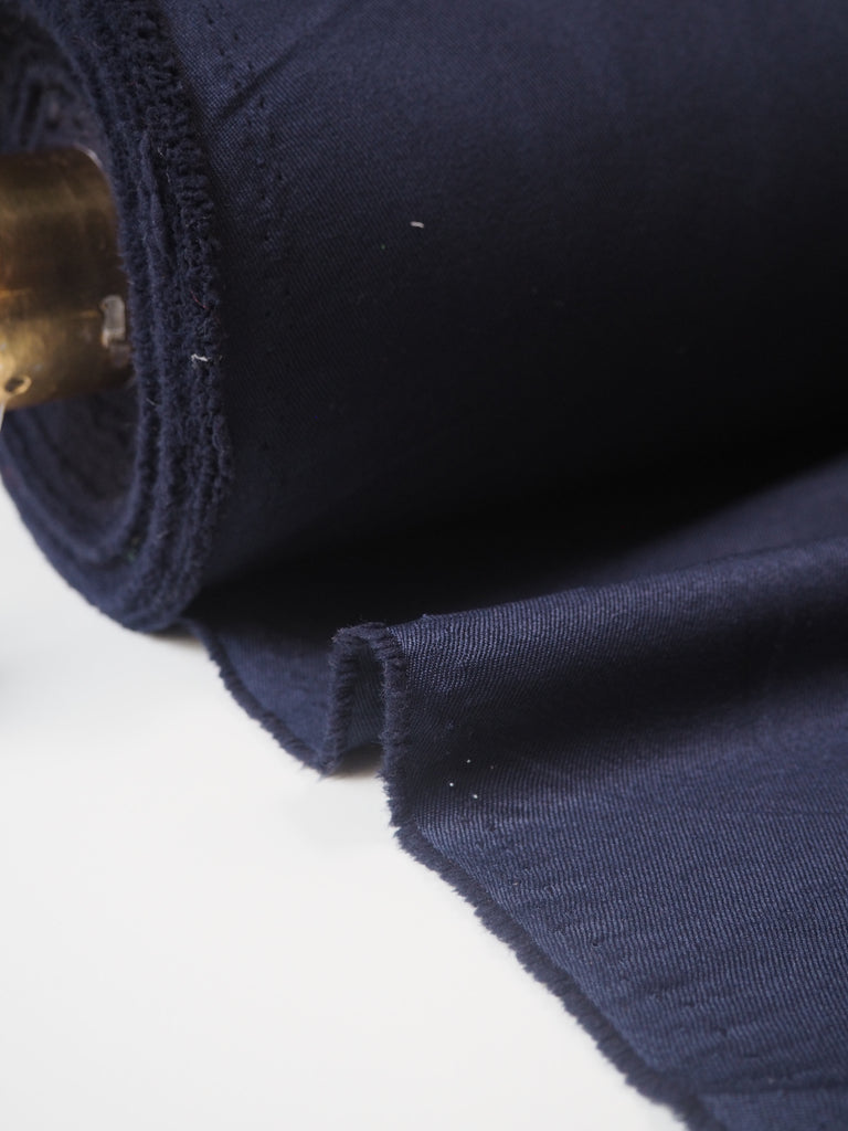 Deep Blue Polyester Twill