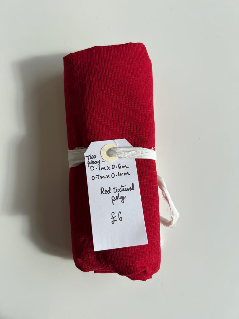 Red Textured Poly Remnant