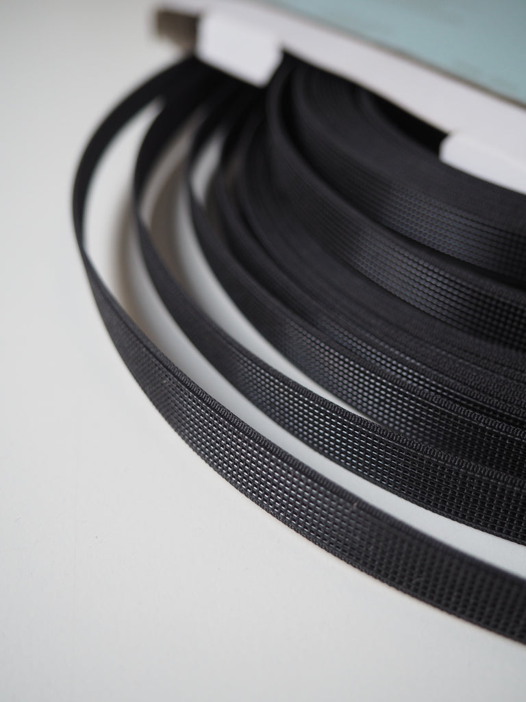 Black Polyester Boning 12mm