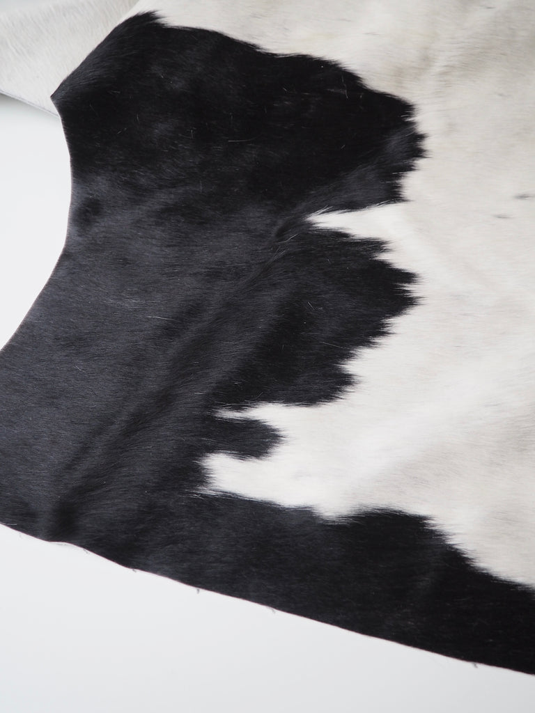 Natural Black and White Cowhide